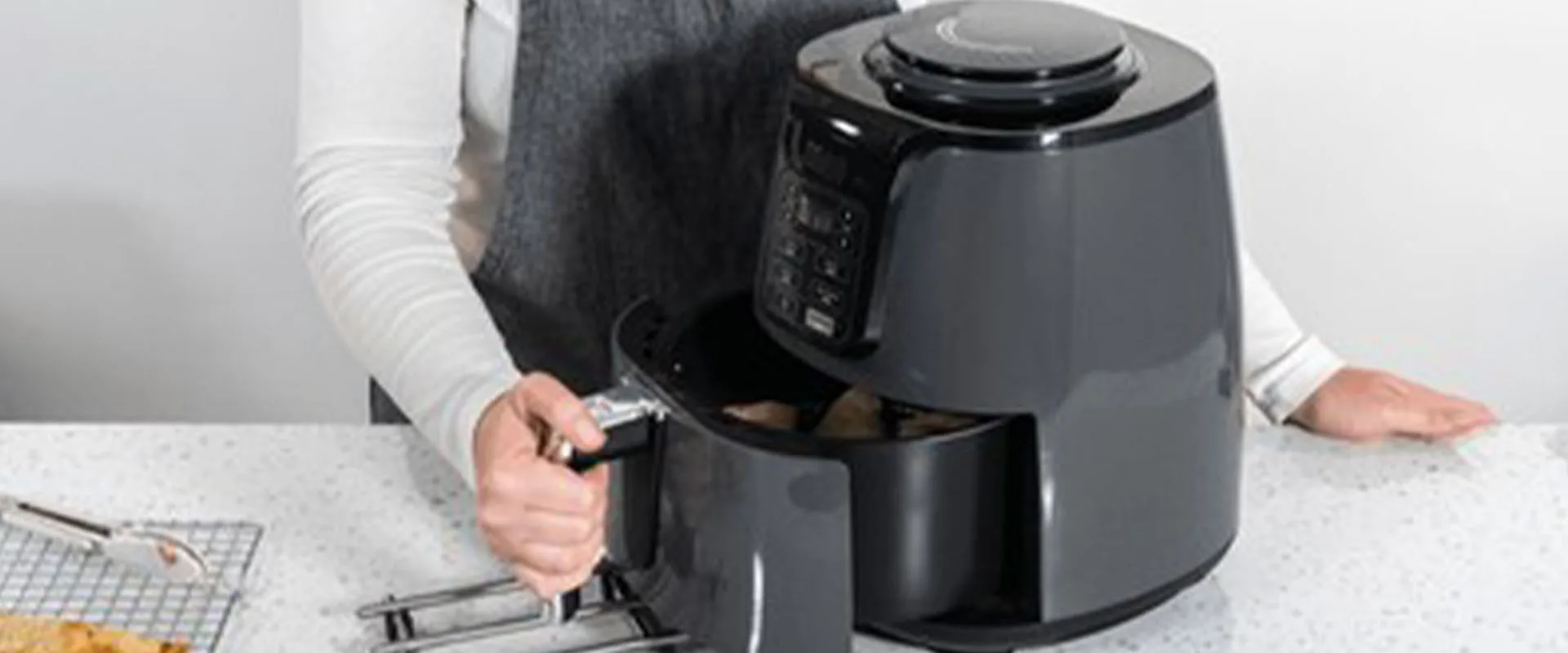 Frying sweet cherry empanadas in the air fryer_